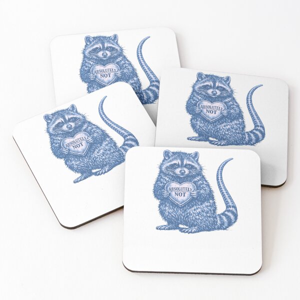 Item preview,  Absolutely not Raccoon Valentines designed and sold by iLamshop.