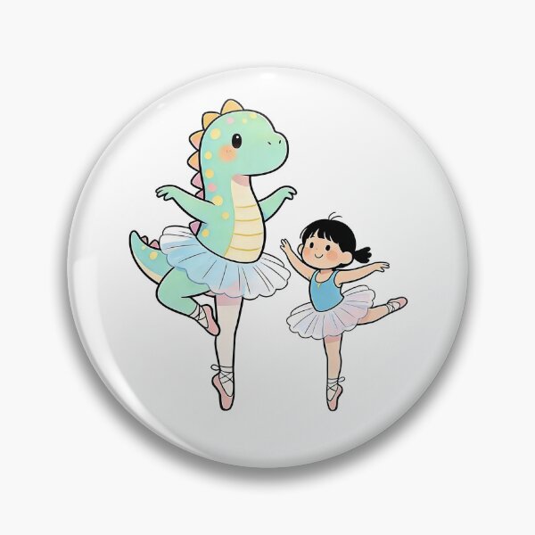 Item preview, Ballet Dino & Little Ballerina | Cute Mother Daughter Matching designed and sold by PrintStichCo.