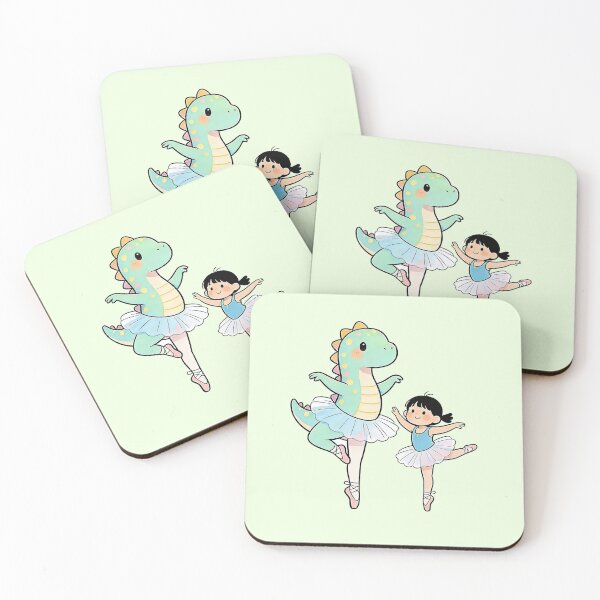 Item preview, Ballet Dino & Little Ballerina | Cute Mother Daughter Matching designed and sold by PrintStichCo.