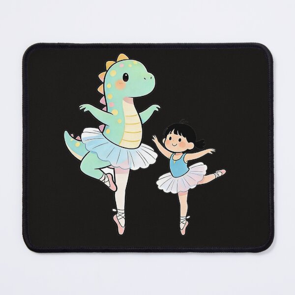 Item preview, Ballet Dino & Little Ballerina | Cute Mother Daughter Matching designed and sold by PrintStichCo.