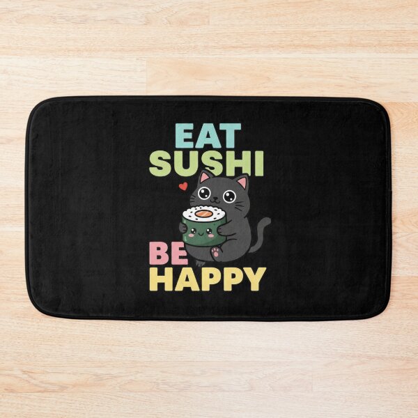 Item preview, Eat Sushi Be Happy designed and sold by dudelinart.