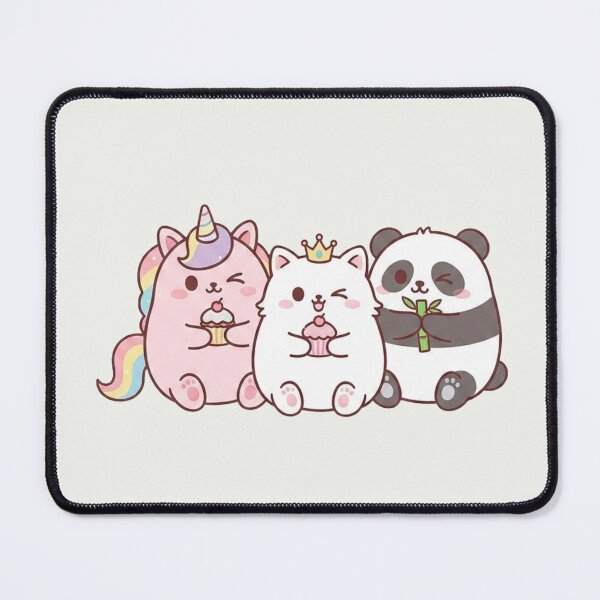 Item preview, Cute Kawaii Valentines Animals - Pastel Cat Panda Unicorn Squad designed and sold by arup7980.