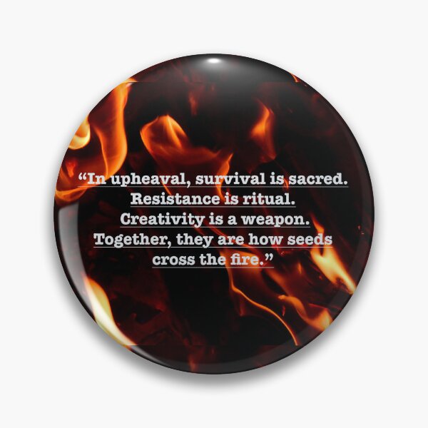 Item preview, In Upheaval, Survival Is Sacred — Resistance Is Ritual designed and sold by aadventures.