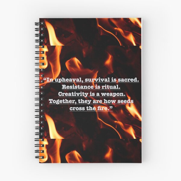 Item preview, In Upheaval, Survival Is Sacred — Resistance Is Ritual designed and sold by aadventures.