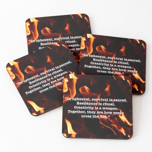 Item preview, In Upheaval, Survival Is Sacred — Resistance Is Ritual designed and sold by aadventures.