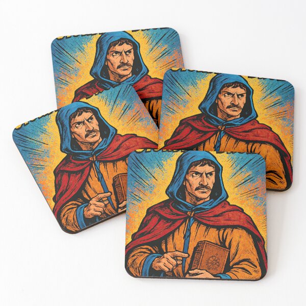 Item preview, Giordano Bruno, Medieval | Comics stylCartoone -  designed and sold by ComicsFactory.
