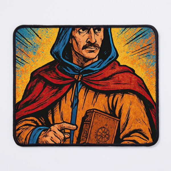 Item preview, Giordano Bruno, Medieval | Comics stylCartoone - designed and sold by ComicsFactory.