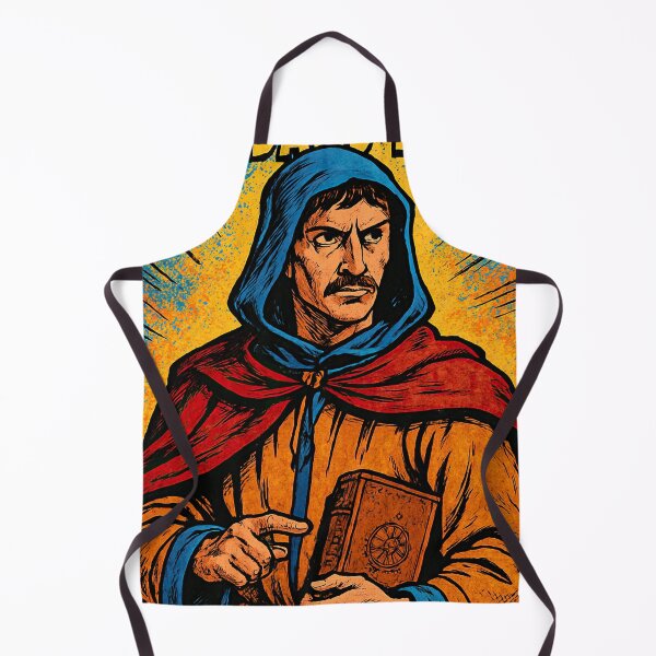 Item preview, Giordano Bruno, Medieval | Comics stylCartoone - designed and sold by ComicsFactory.