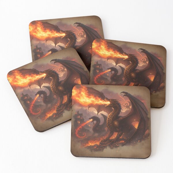 Item preview, Majestic Crimson Fire Dragon designed and sold by dreephic22.
