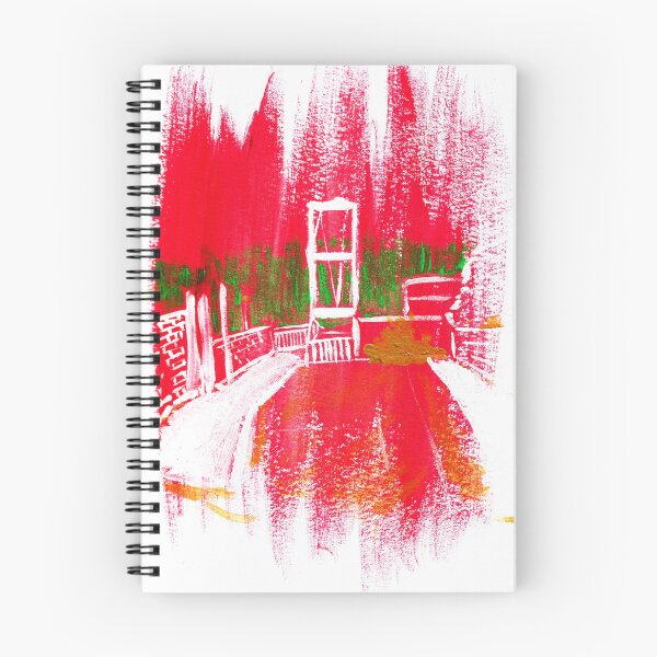 Item preview, Vista roja sobre puente blanco designed and sold by EstherProduction.