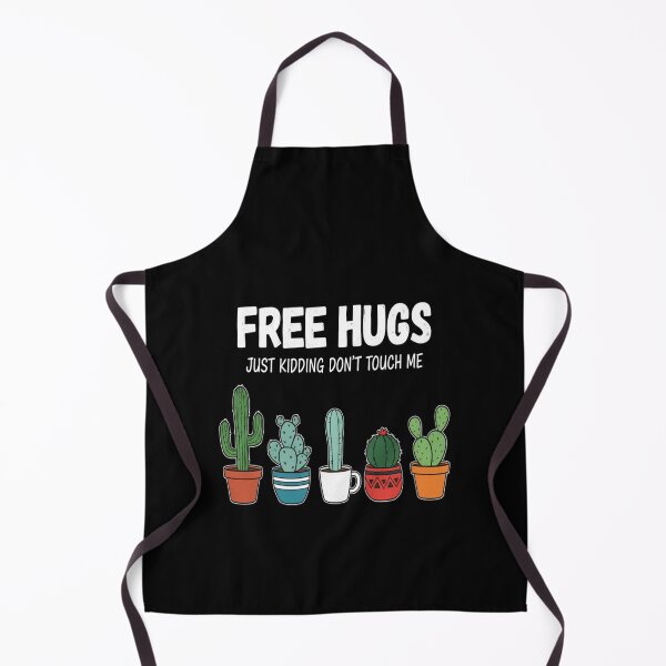 Item preview, Free Hugs Just Kidding Don't Touch Me Funny Cactus Jokes designed and sold by FreeArt2.