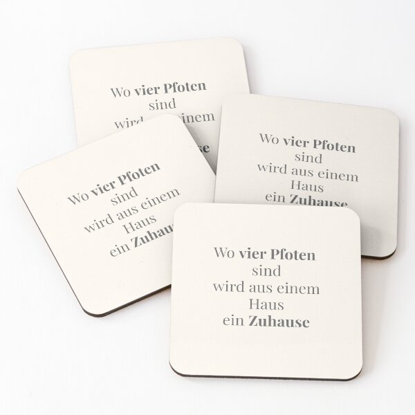 Item preview, Where there are four paws, a house becomes a home – Dog Mural designed and sold by HeartofHome.