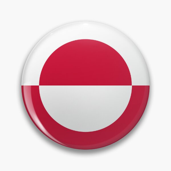 Item preview, Greenland Flag - Pride designed and sold by PixVib.