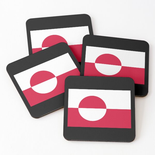Item preview, Greenland Flag - Pride designed and sold by PixVib.