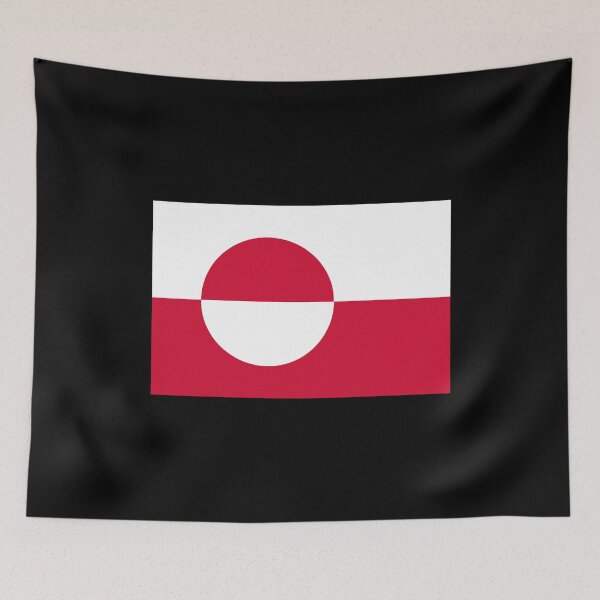 Item preview, Greenland Flag - Pride designed and sold by PixVib.