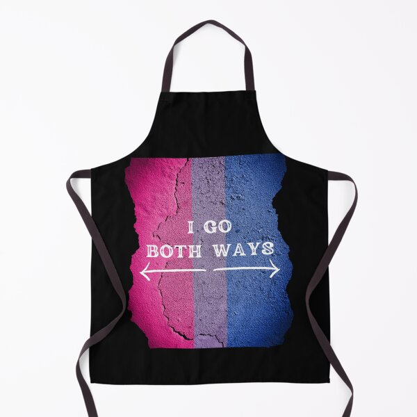 Item preview, I Go Both Ways Wall With The Bisexual Colors In Black designed and sold by LuckyKermit.