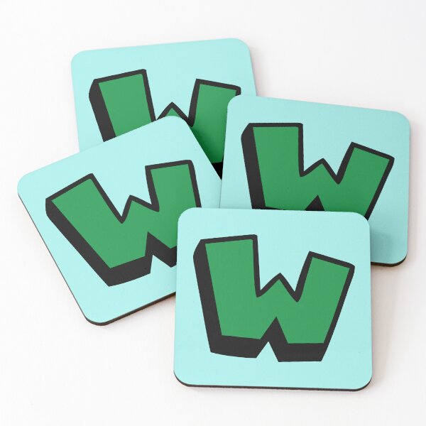 Item preview, Letter W in Video Game Style – Fun and Colorful Text designed and sold by charlypicazo.