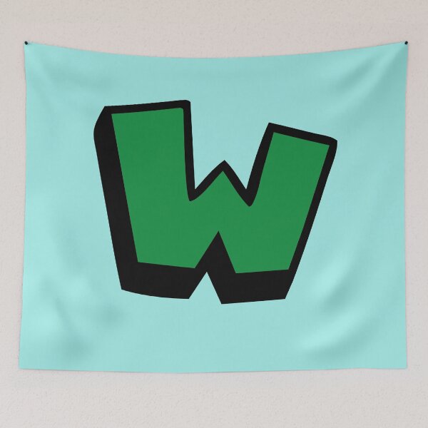 Item preview, Letter W in Video Game Style – Fun and Colorful Text designed and sold by charlypicazo.
