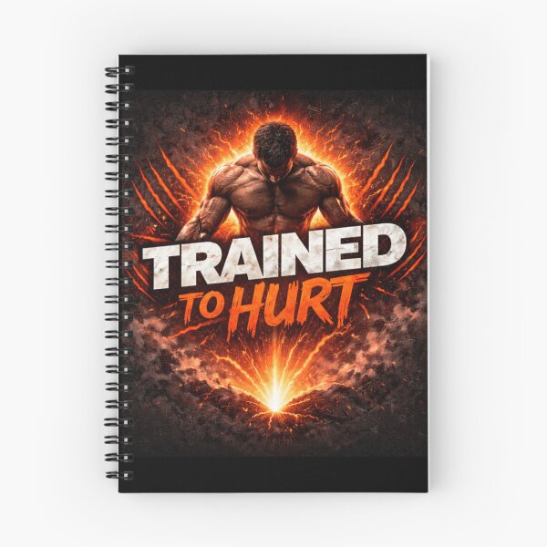 Item preview, Trained To Hurt Minimalist Typography designed and sold by SoftType.