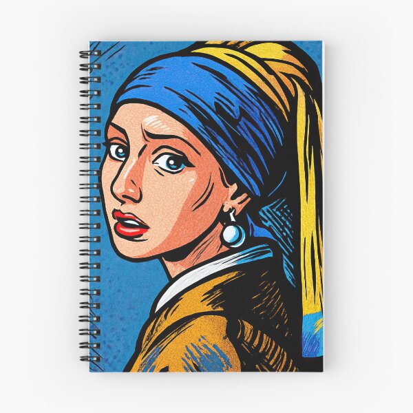 Item preview, Girl with a Pearl Earring   | Comics stylCartoone -  designed and sold by ComicsFactory.