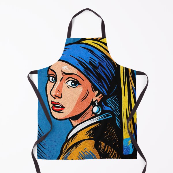 Item preview, Girl with a Pearl Earring | Comics stylCartoone - designed and sold by ComicsFactory.