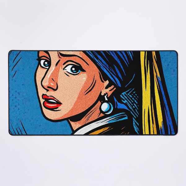 Item preview, Girl with a Pearl Earring | Comics stylCartoone - designed and sold by ComicsFactory.