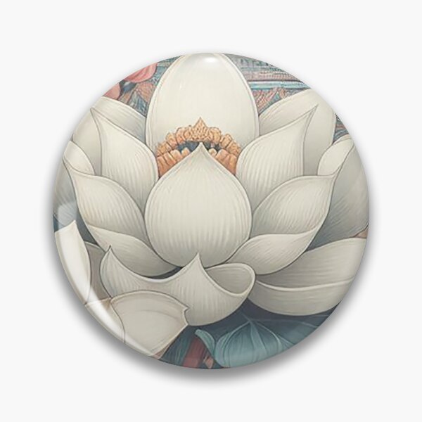 Item preview, Sacred Temples Adorned with Thai Flower Patterns designed and sold by Vanich-Panich.