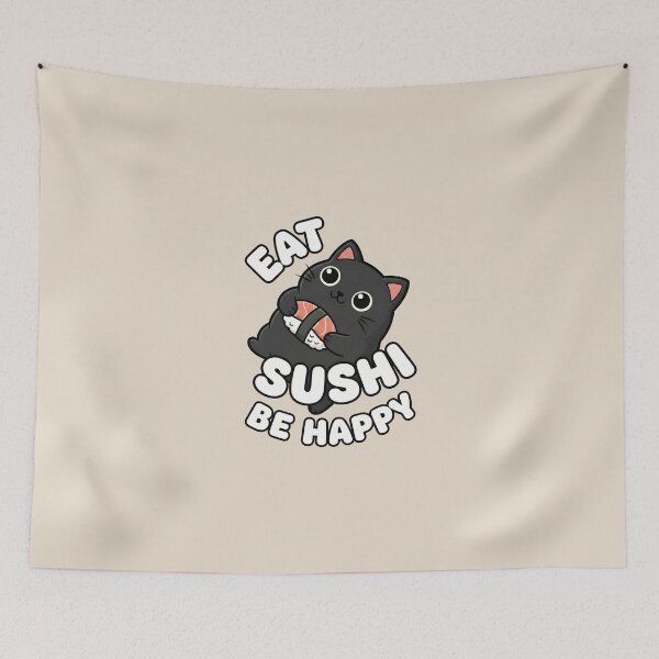 Item preview, Cpy of Eat Sushi Be Happy designed and sold by dudelinart.