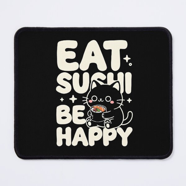 Item preview, Eat Sushi Be Happy designed and sold by dudelinart.