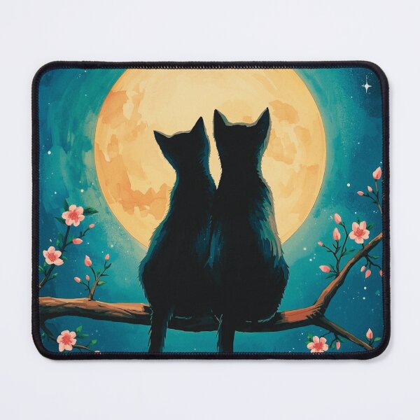 Item preview, Black Cats And The Moon designed and sold by ByNicoleSara.
