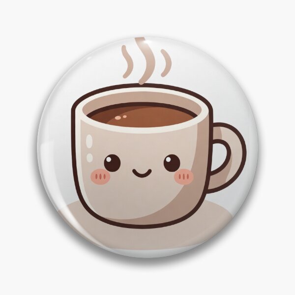 Item preview, Cute smiling coffee mug illustration designed and sold by LoopX04.