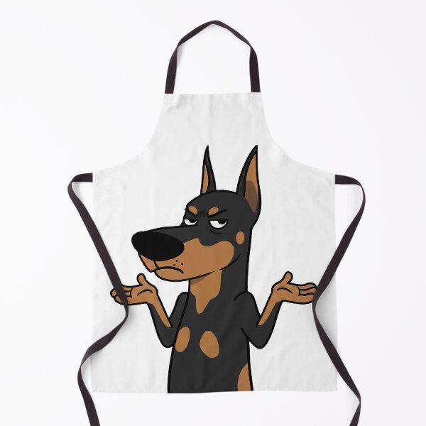 Item preview, Sarcastic Doberman Shrug Reaction designed and sold by WhatsupDawg.