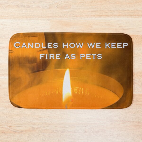 Item preview, Candles How We Keep Fire as Pets designed and sold by aadventures.