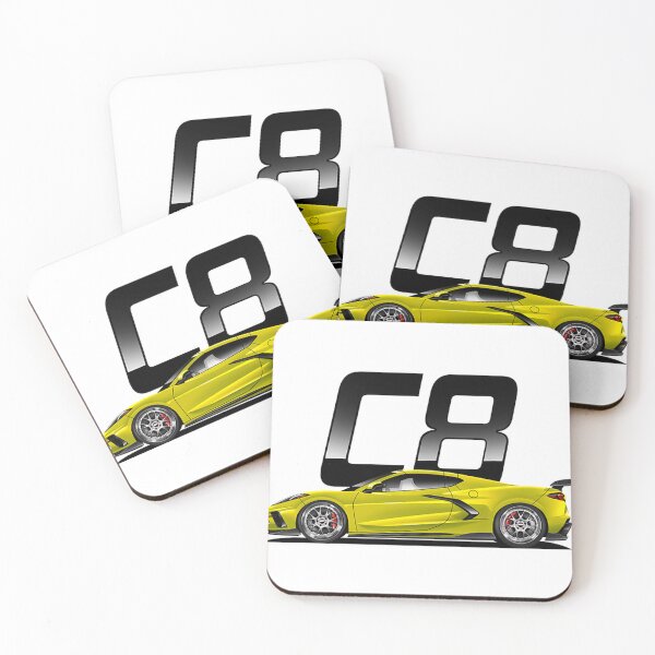 Item preview, Corvette C8 Yellow designed and sold by EK-Digistore.