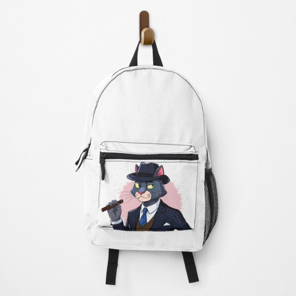 Item preview, Gentleman Cat in Suit and Cigar – Soft Noir Splash Edition designed and sold by ShadyArfaa.