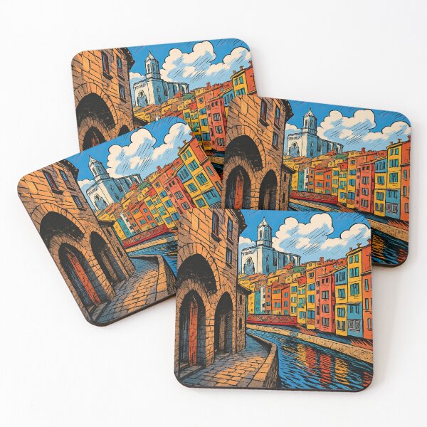 Item preview, Girona, city   | Comics stylCartoone -  designed and sold by ComicsFactory.