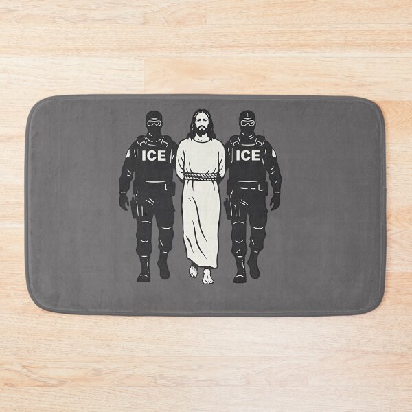Item preview, Anti ICE Jesus Arrested Parody designed and sold by KristineLi.