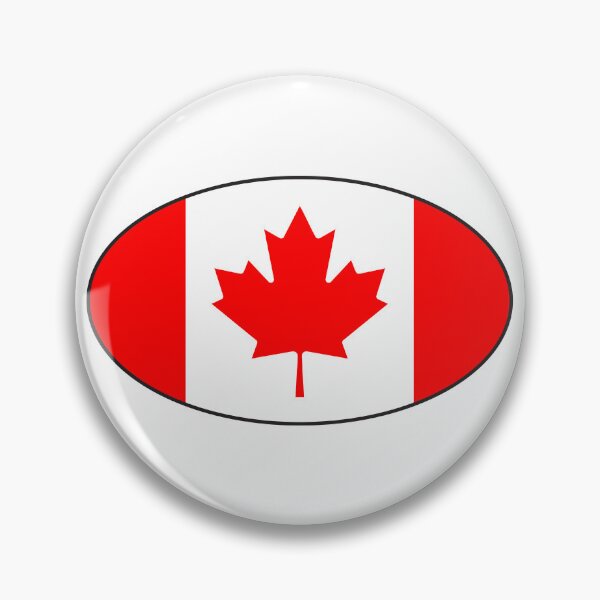Item preview, Canadian Flag Oval designed and sold by PixVib.
