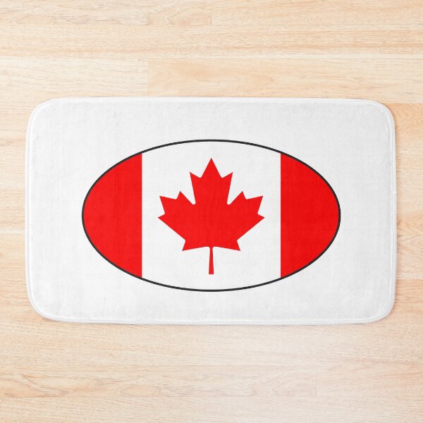 Item preview, Canadian Flag Oval designed and sold by PixVib.