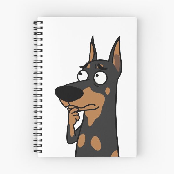 Item preview, Thinking Doberman Reaction Face designed and sold by WhatsupDawg.