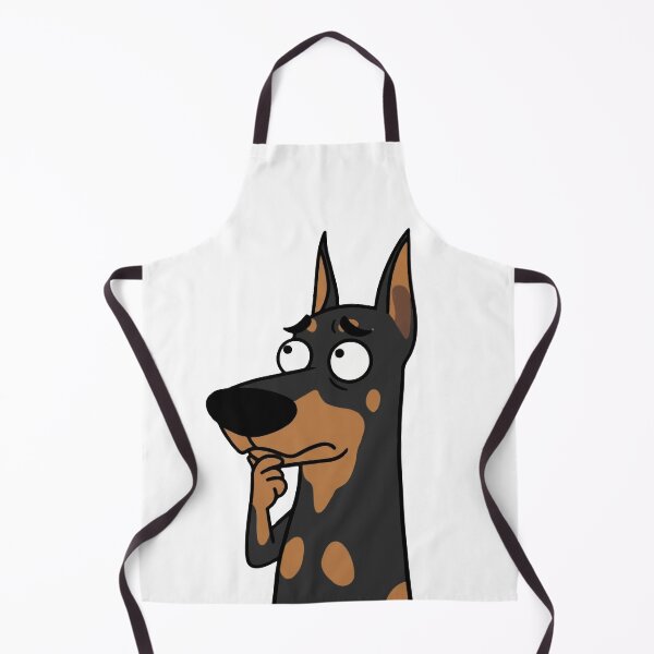 Item preview, Thinking Doberman Reaction Face designed and sold by WhatsupDawg.