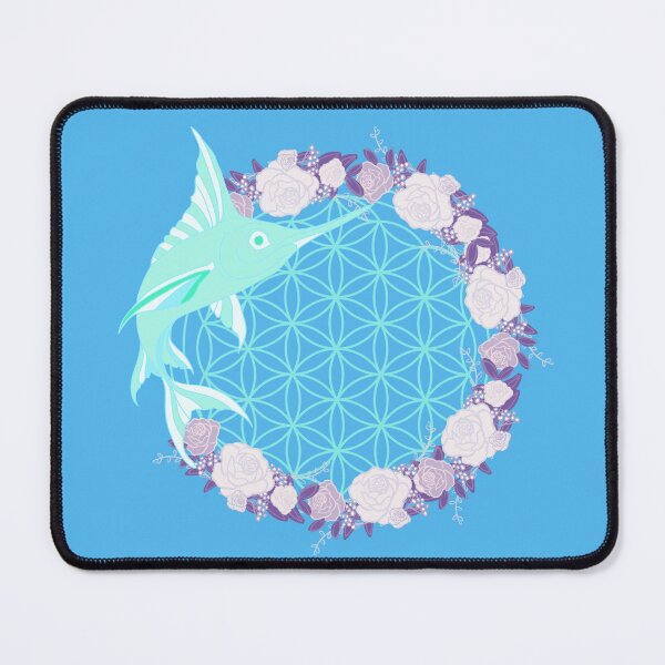 Item preview, Swordfish Totem – Flower of Life, Gentleness and Alignment designed and sold by Herami.