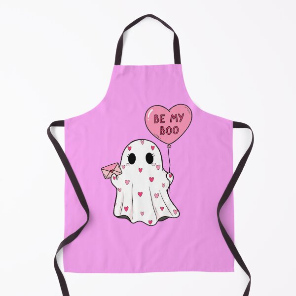 Item preview, Cute Valentine Ghost - "Be My Boo" Spooky Kawaii Illustration designed and sold by Italian Ink Studio.