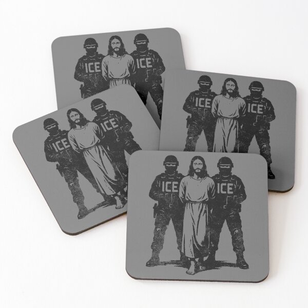 Item preview, ICE Arresting Jesus christian religious designed and sold by KristineLi.
