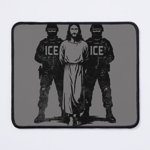 Item preview, ICE Arresting Jesus christian religious designed and sold by KristineLi.