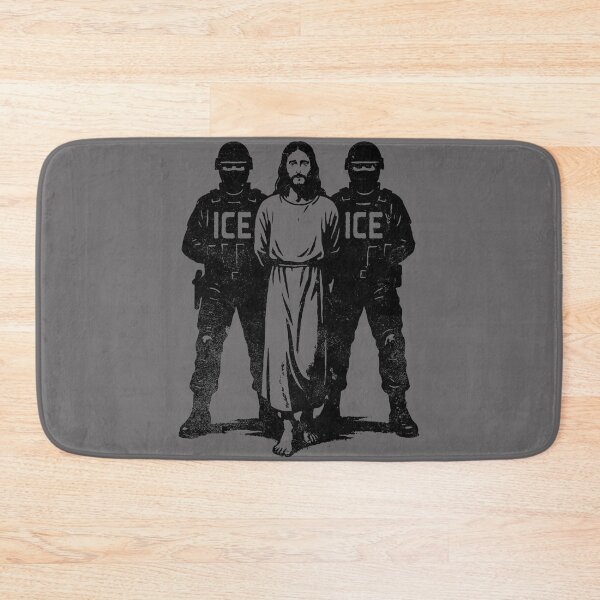 Item preview, ICE Arresting Jesus christian religious designed and sold by KristineLi.