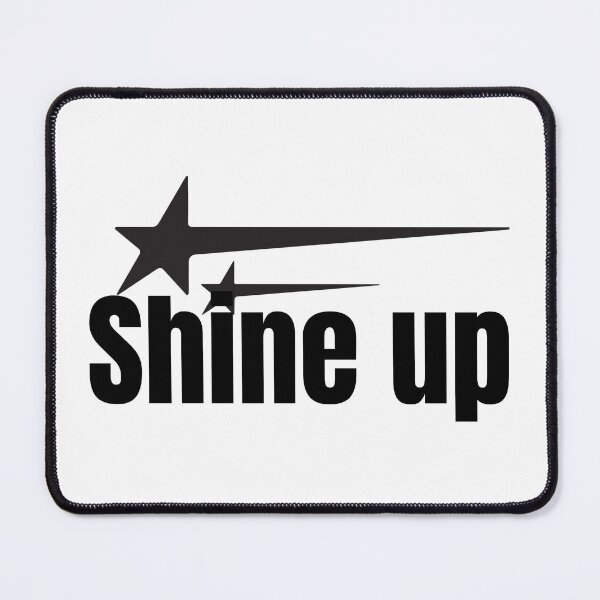 Item preview, Shine Up – Minimal Motivational Star Typography Design designed and sold by teevraa.