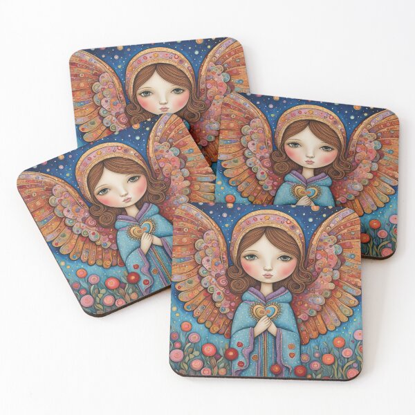 Item preview, Angel of Love with wings wearing a hoodie celebrating Valentines Day designed and sold by Colin Bentham.