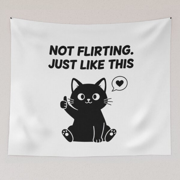Item preview, Not Flirting. Just Like This. designed and sold by TheNyneShop.