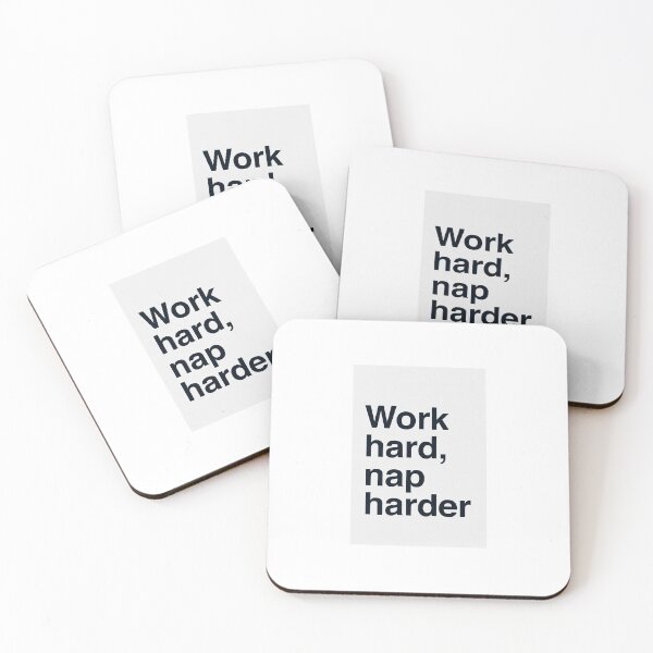 Item preview, Funny quote – Work hard, nap harder designed and sold by LoopX04.
